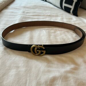 Thin Double G belt